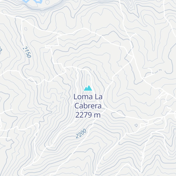 Map of Loma La Cabrera