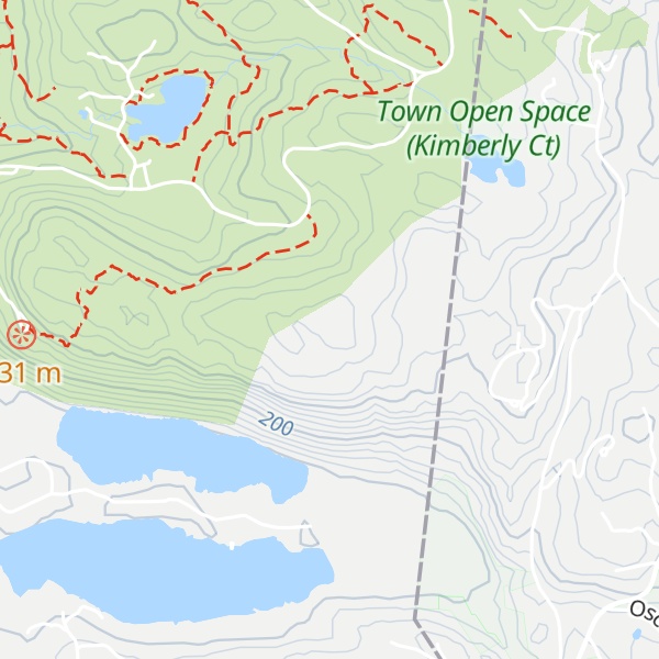 Map of East Long Pond Mountain