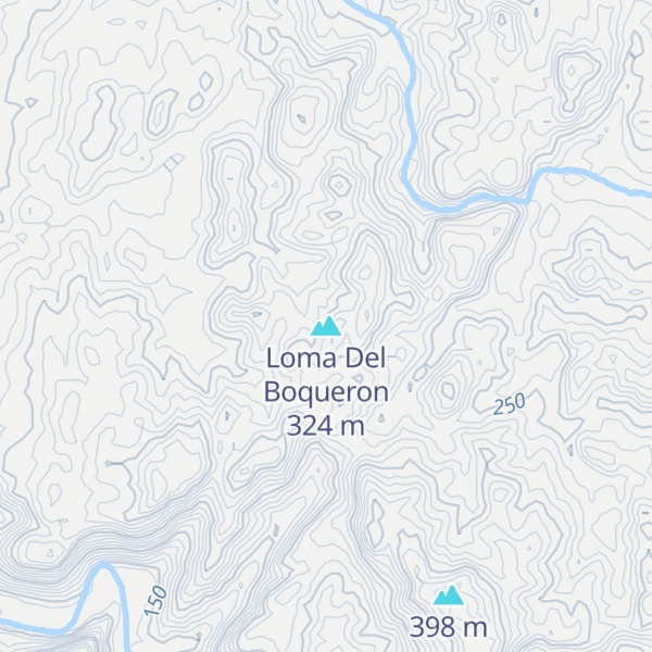 Map of Loma Del Boqueron