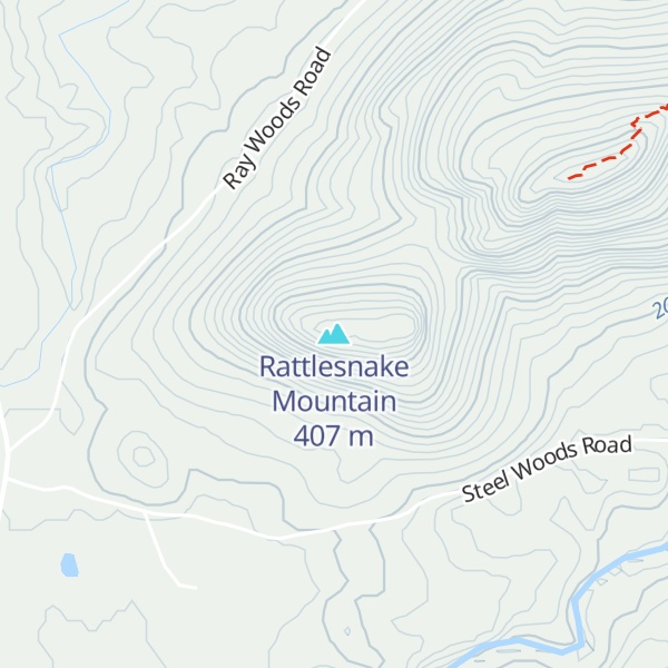 Map of Rattlesnake Mountain