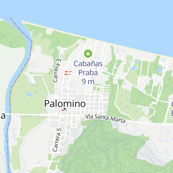 Map of Cabaña El Jobo