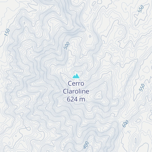 Map of Cerro Claroline