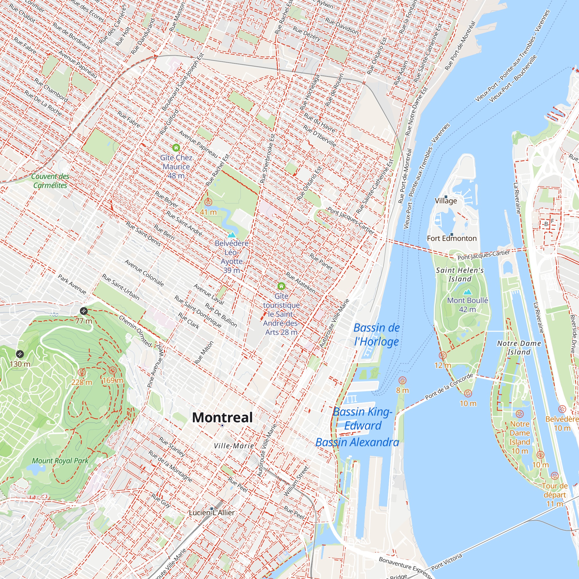 Gîte le Simone map