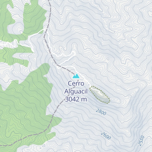 Map of Cerro Alguacil