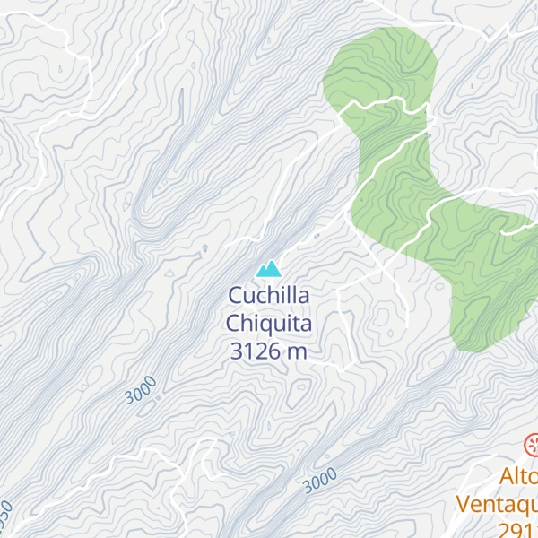 Map of Cuchilla Chiquita