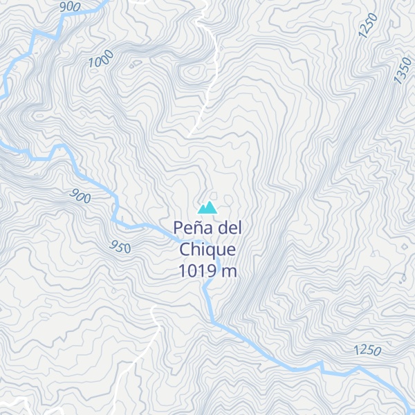 Map of Peña del Chique