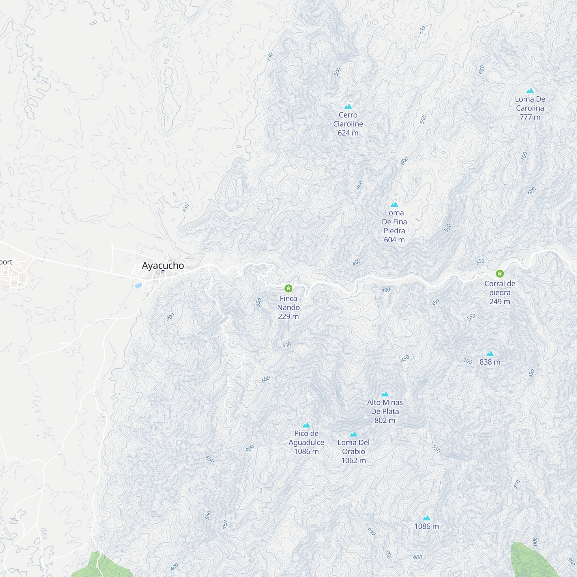 Finca Nando map