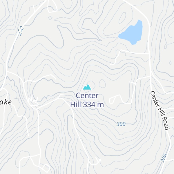 Map of Center Hill