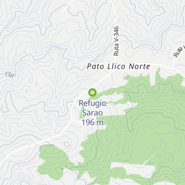 Map of Refugio Sarao
