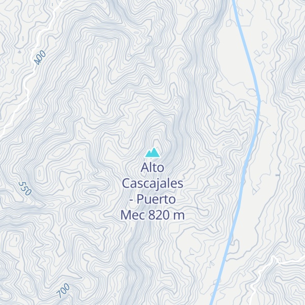 Map of Alto Cascajales - Puerto Mec