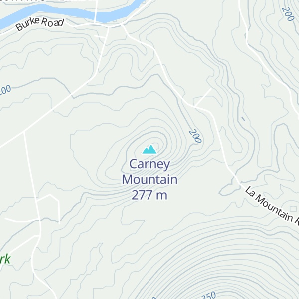 Map of Carney Mountain