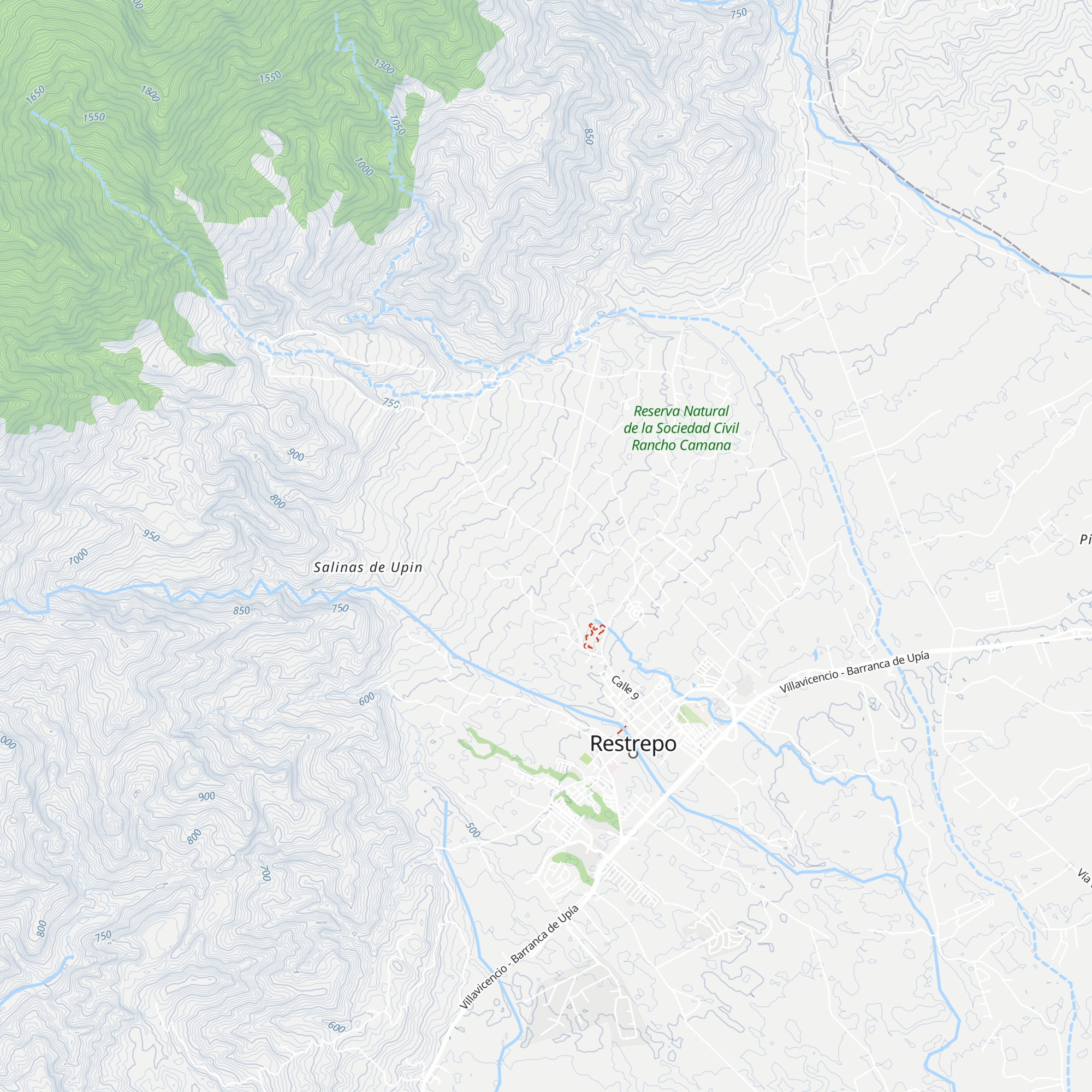 Cabañas el Japón map