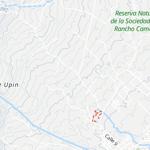 Map of Cabañas el Japón