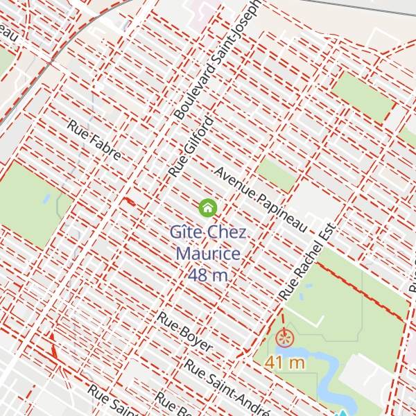 Map of Gîte Chez Maurice