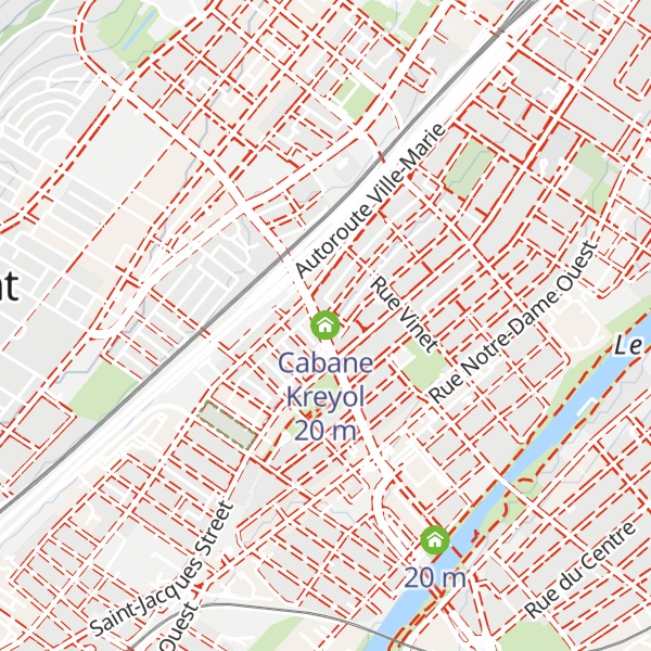 Map of Cabane Kreyol