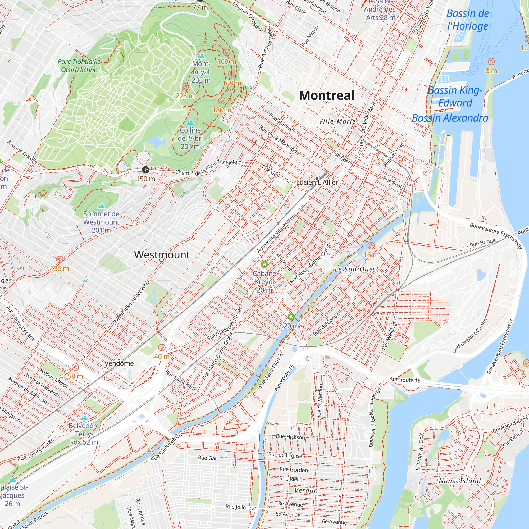 Cabane Kreyol map