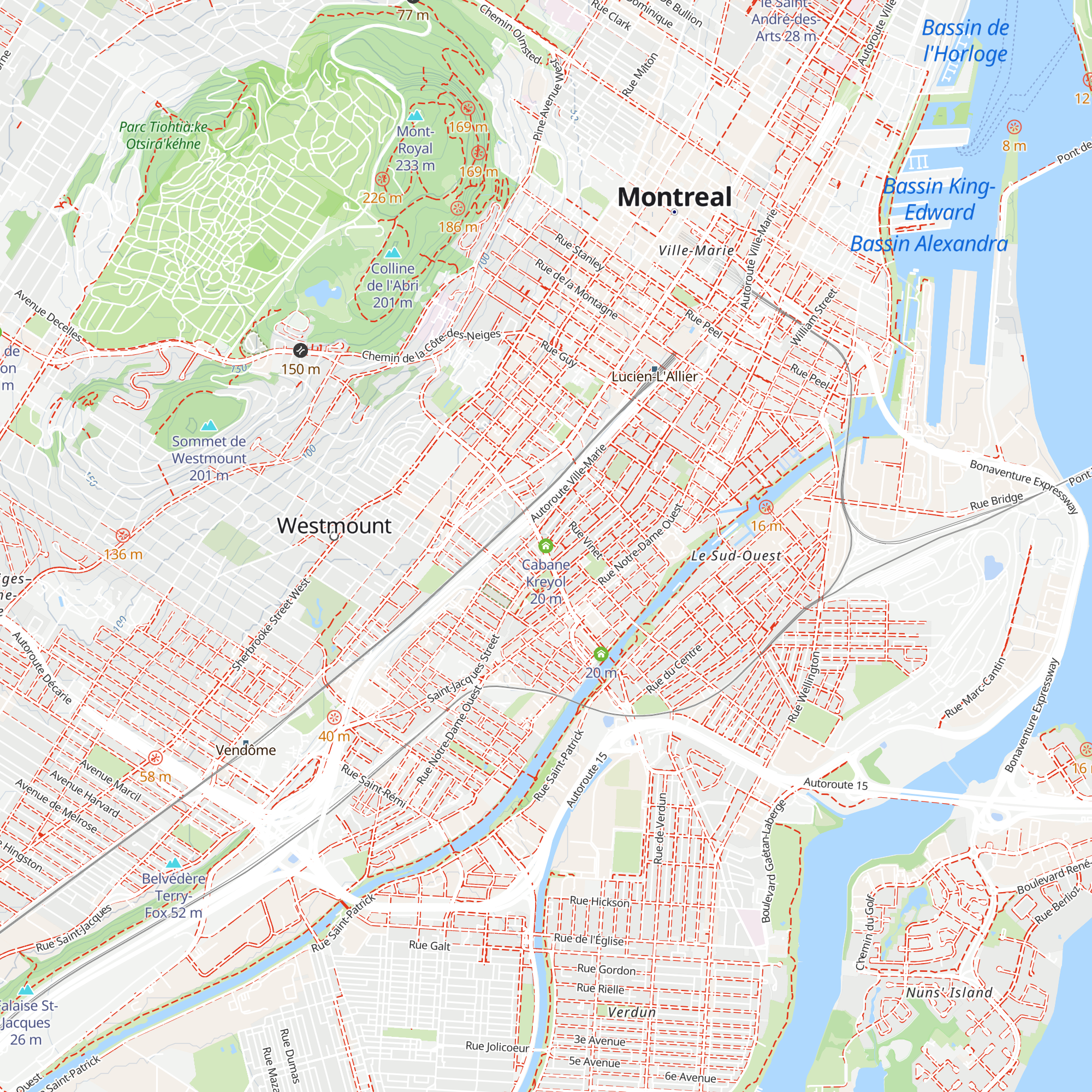 Cabane Kreyol map