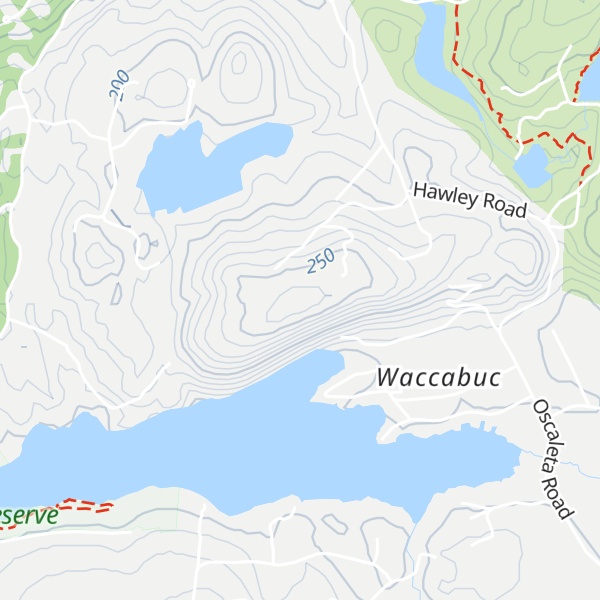 Map of Long Pond Mountain