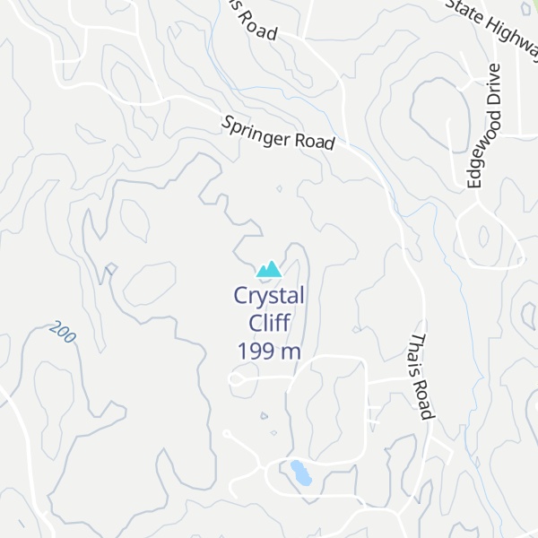 Map of Crystal Cliff