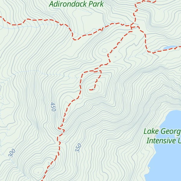Map of Fifth Peak
