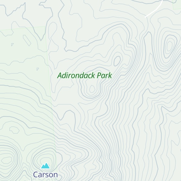 Map of Lesperance Mountain