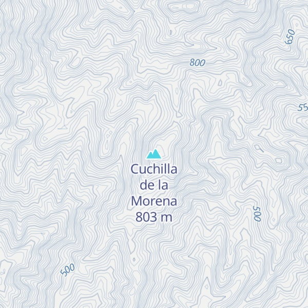 Map of Cuchilla de la Morena