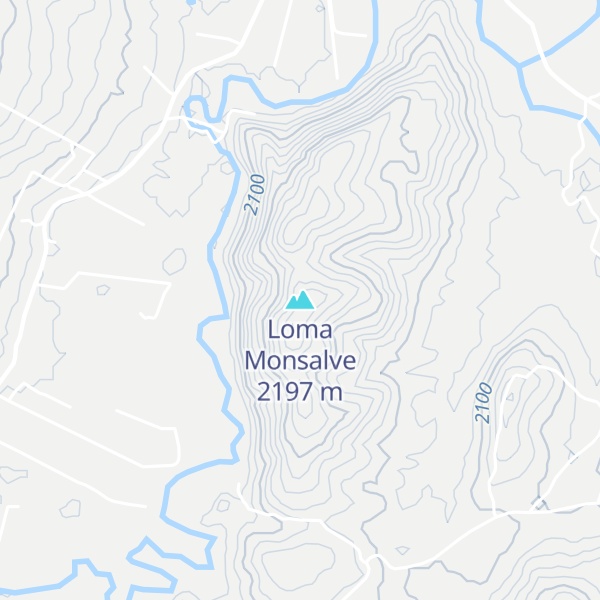Map of Loma Monsalve