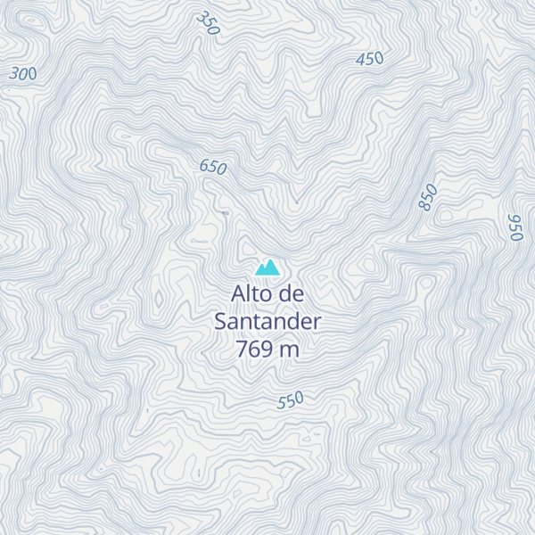 Map of Alto de Santander