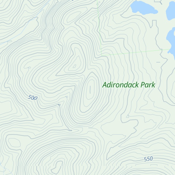 Map of Lock Mountain