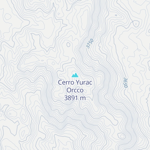 Map of Cerro Yurac Orcco