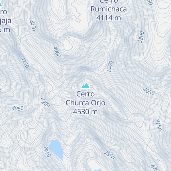 Map of Cerro Churca Orjo