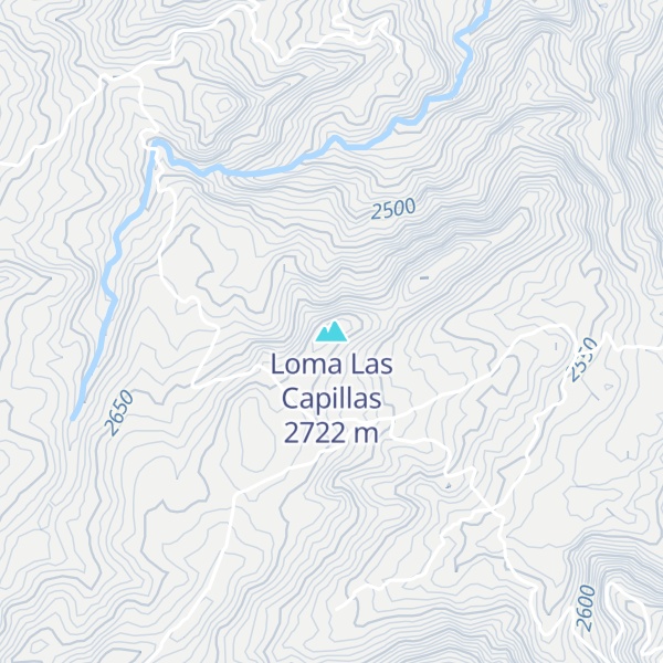 Map of Loma Las Capillas