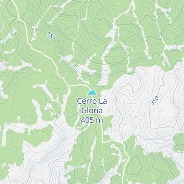 Map of Cerro La Gloria
