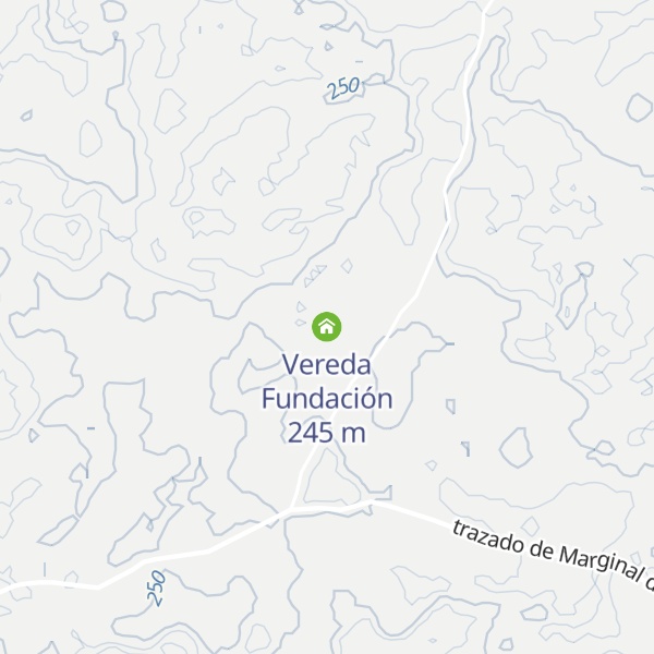 Map of Vereda Fundación