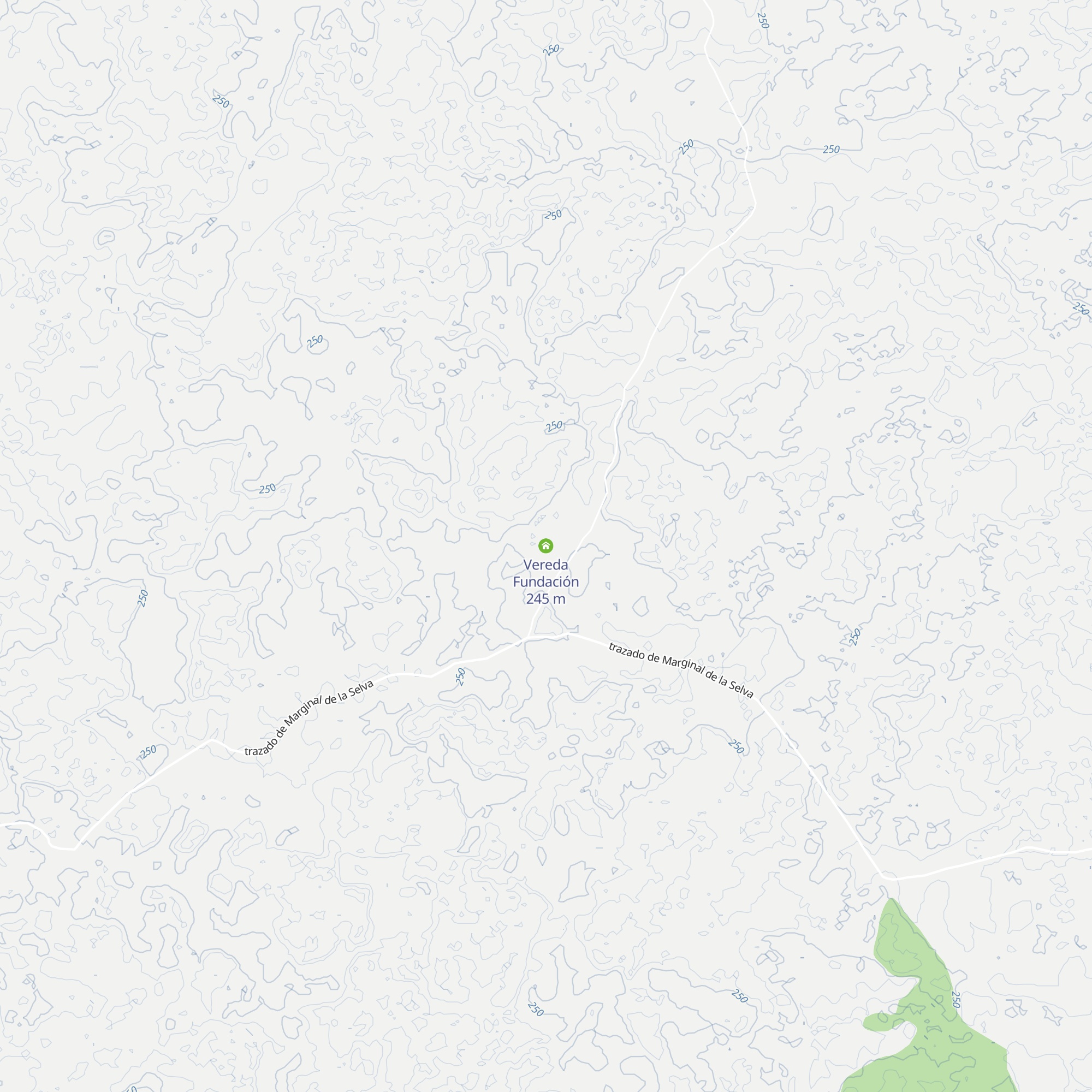 Vereda Fundación map