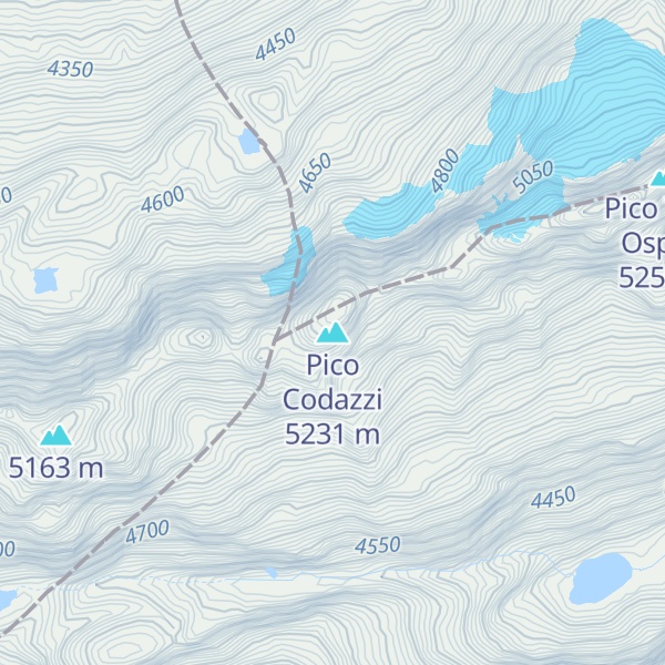 Map of Pico Codazzi