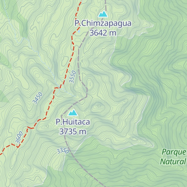 Map of P. Guatquica