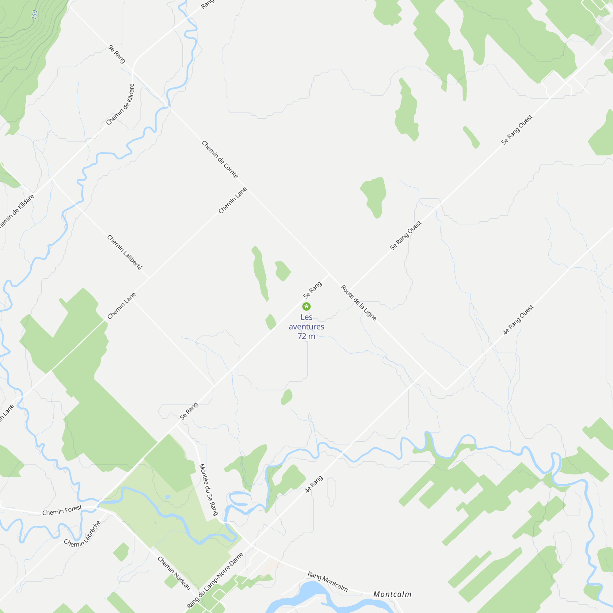 Les aventures map