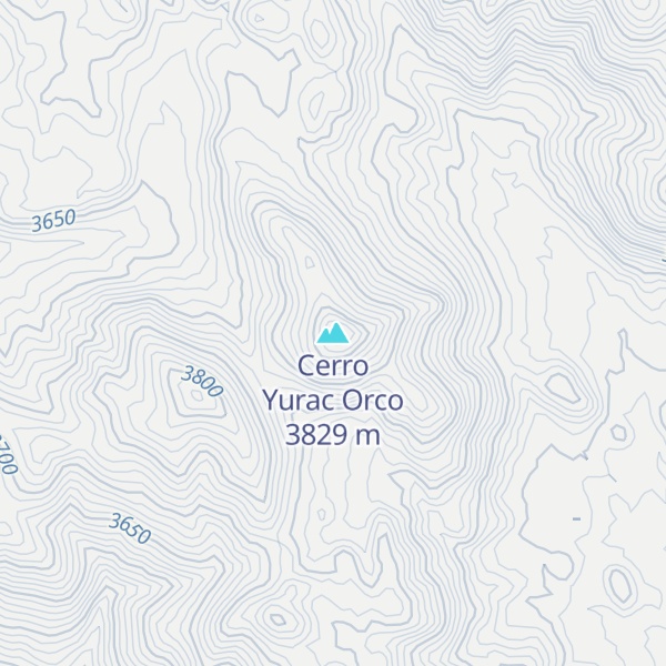 Map of Cerro Yurac Orco