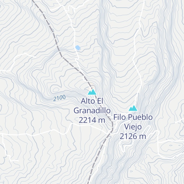 Map of Alto El Granadillo