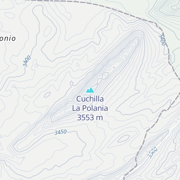 Map of Cuchilla La Polania
