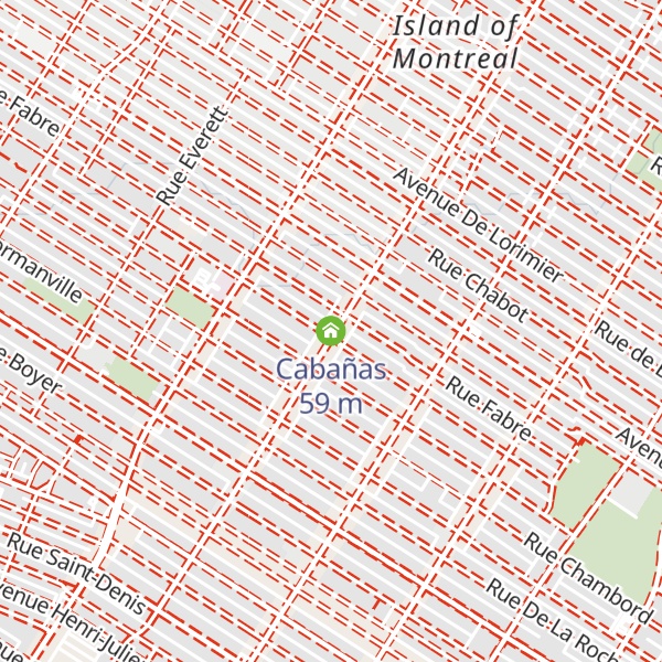 Map of Cabañas