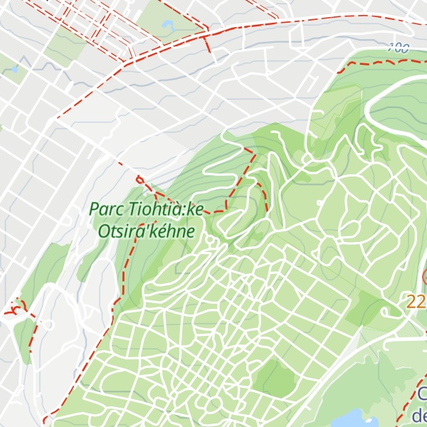 Map of Colline d'Outremont