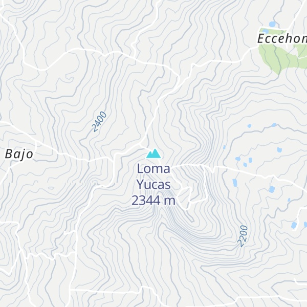Map of Loma Yucas
