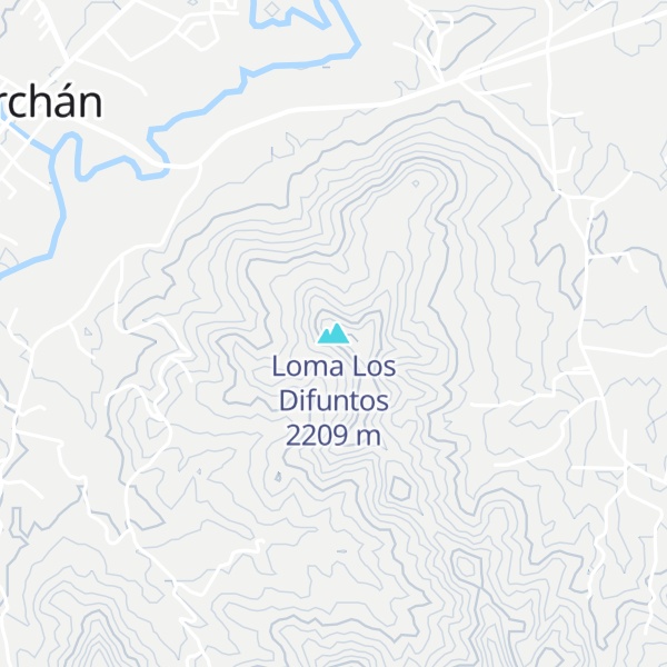 Map of Loma Los Difuntos