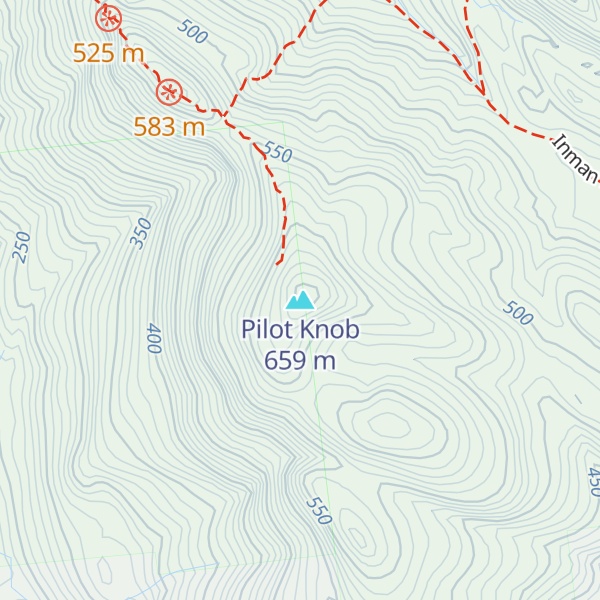 Map of Pilot Knob