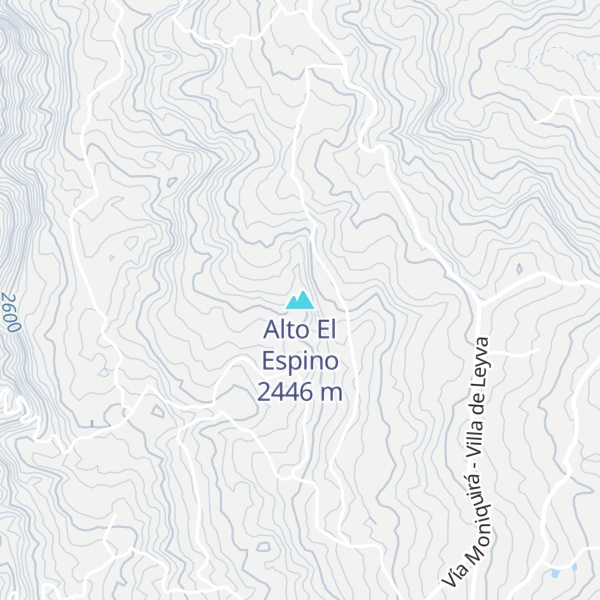 Map of Alto El Espino