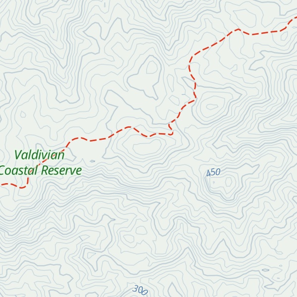 Map of Cerro de Valdivia