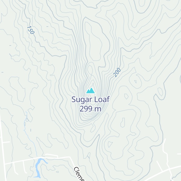 Map of Sugar Loaf