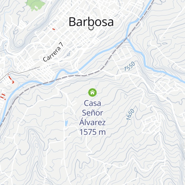 Map of Casa Señor Álvarez